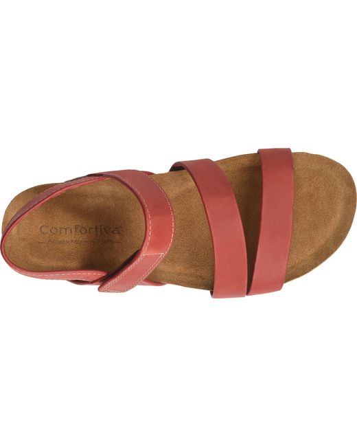 Comfortiva Leather Gardena in Red Leather (Red) - Save 10% - Lyst