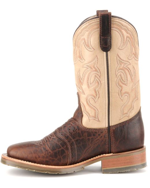 double h moc toe boots