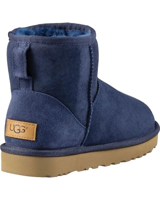 navy mini ugg boots