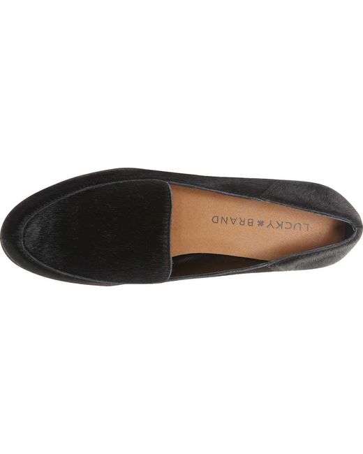 lucky brand brogan loafer black