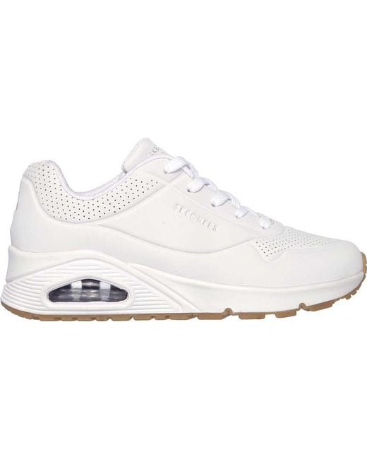 skechers leather trainers