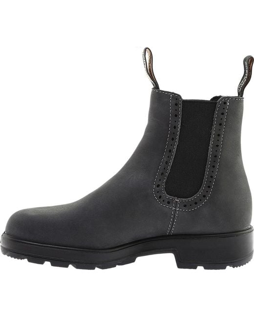 blundstone black steel toe