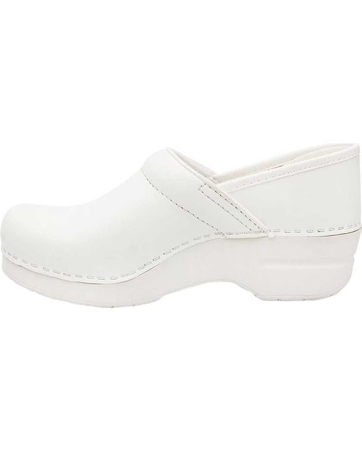 white dansko professional clogs