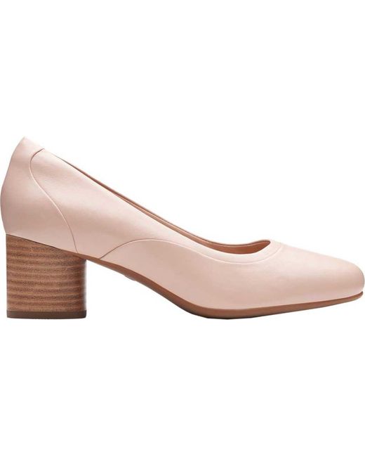 clarks pink pumps