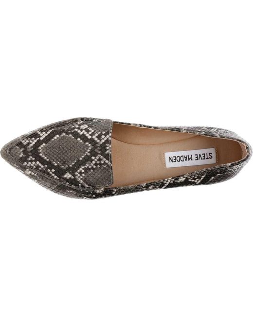 steve madden studded feather loafer