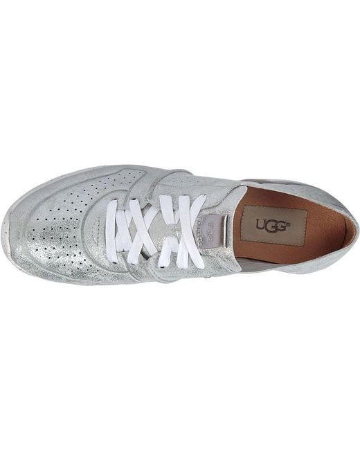 ugg tye trainers silver