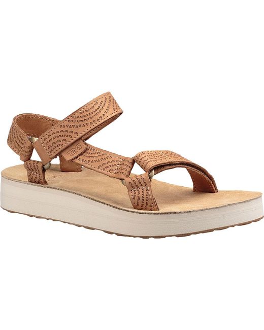 teva tan leather sandals