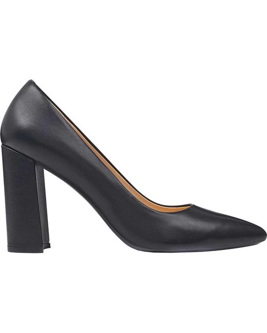 nine west astoria block heel pump