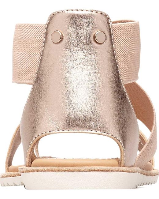 sorel ella cross strap sandal