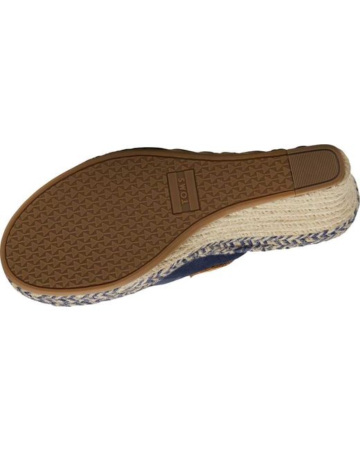 toms monica wedges navy
