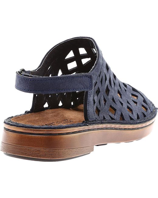 naot navy blue sandals