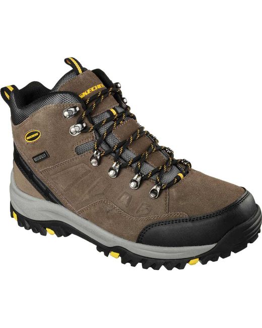 skechers men's relaxed fit relment pelmo hiking boot