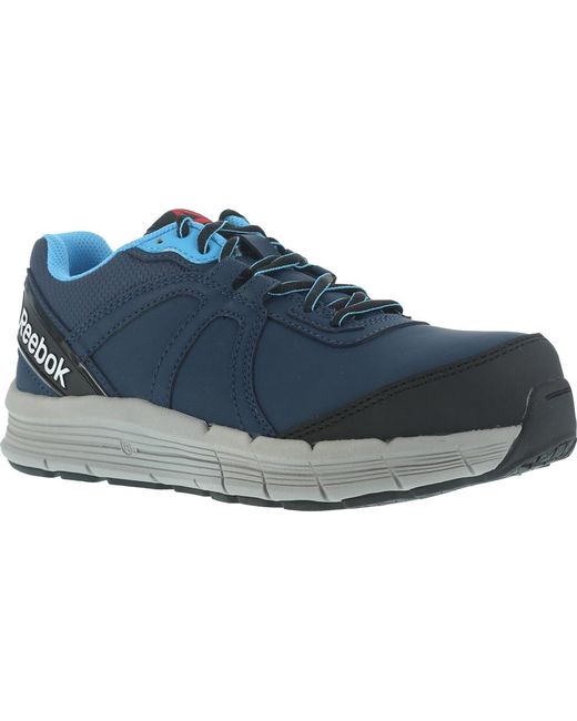 navy blue work shoes