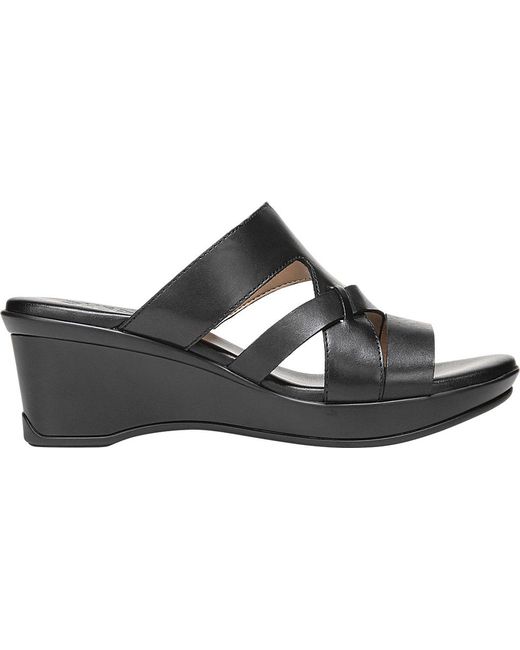 naturalizer black wedges