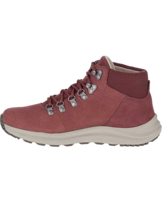 Merrell Lace Ontario Mid Waterproof Hiker Boot - Lyst