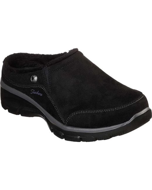Lyst - Skechers Relaxed Fit Easy Going Latte Clog in Black - Save 15.625%