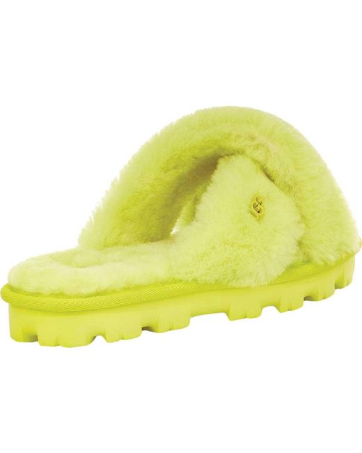 yellow ugg fuzzette slippers CEGICAP