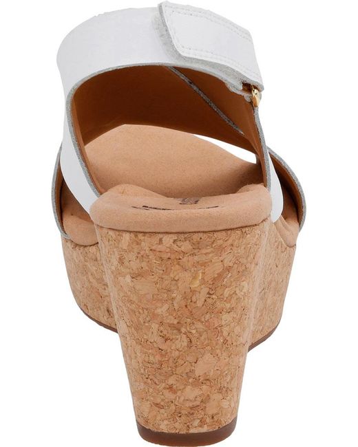 clarks annadel eirwyn slingback wedge sandal