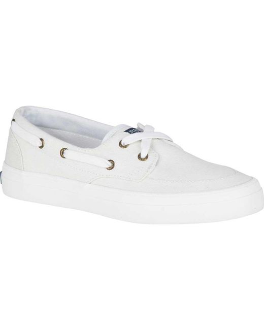 sperry top sider white canvas