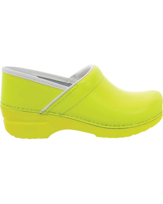 yellow dansko clogs