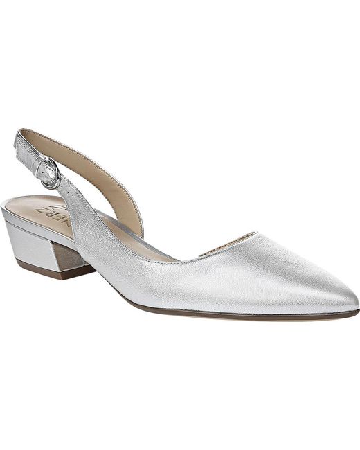 naturalizer banks slingback silver
