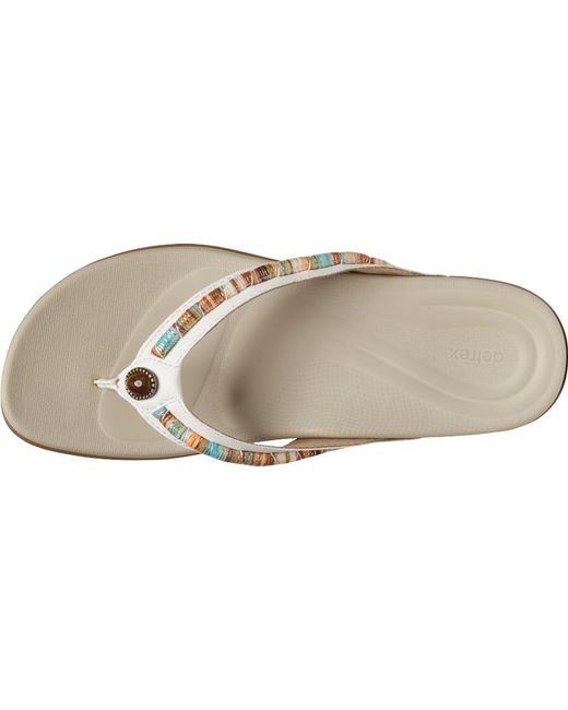 aetrex hazel thong sandal