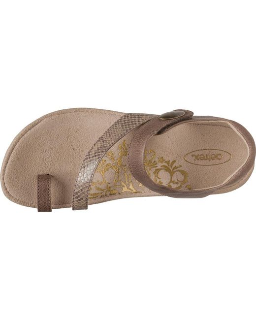 aetrex georgia sandals