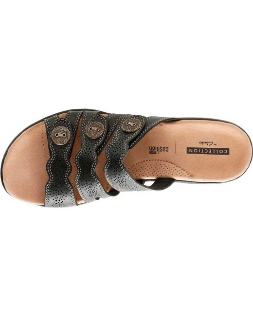 clarks womens leisa grace slide sandals