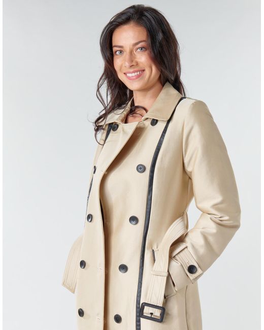 Femme Vêtements Manteaux Imperméables et trench coats 222-gedeo Blouson Morgan en coloris Neutre 