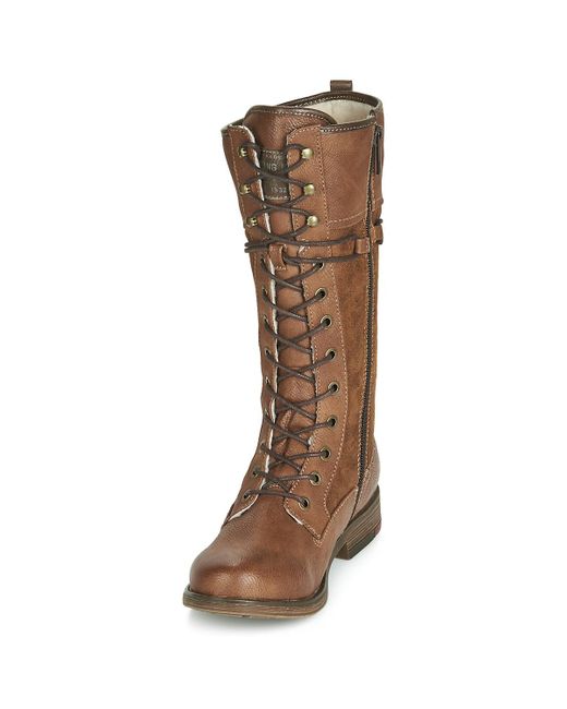bottes fourrées femme mustang