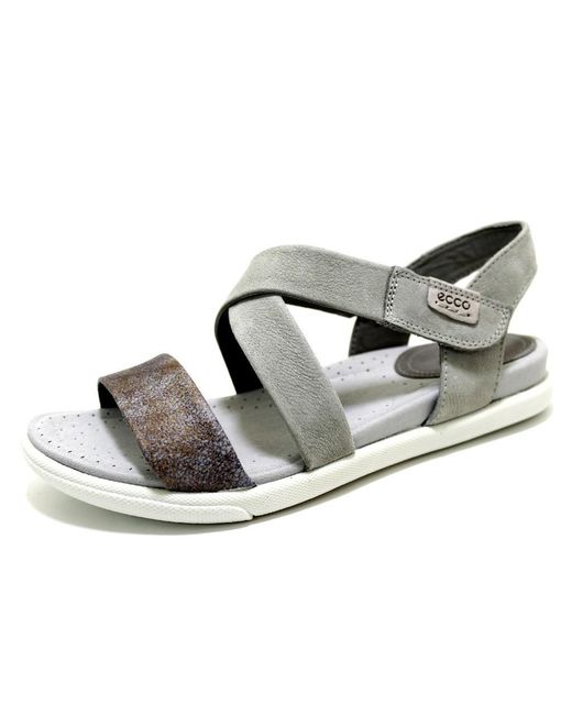 ecco grey sandals
