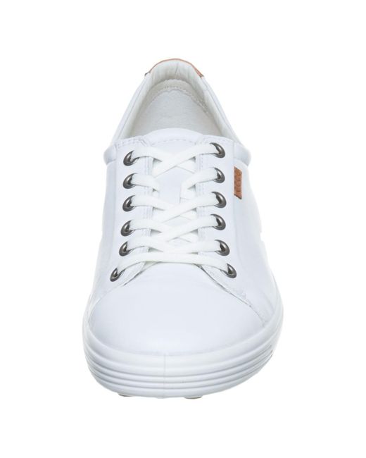 ecco ladies white trainers