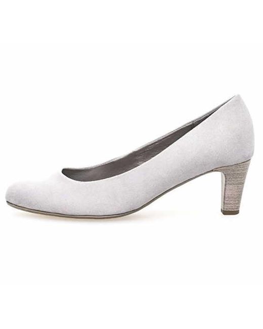 gabor grey court shoes