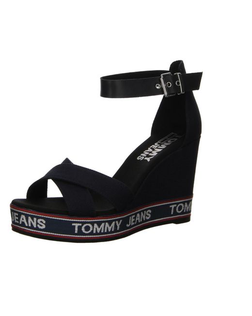 tommy jeans wedges