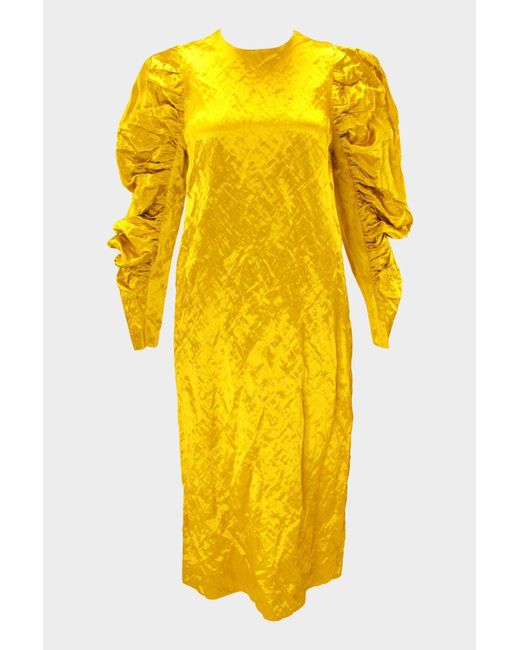 Ulla Johnson Antonia Dress In Golden Beryl in Yellow | Lyst