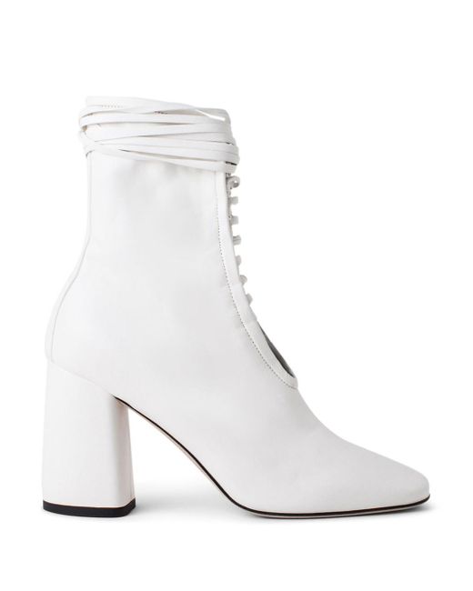 Daniella Shevel Leather Belladonna in White | Lyst