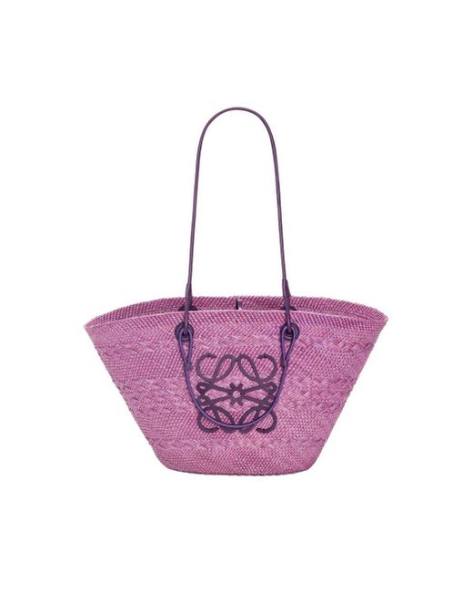 Loewe Anagram Basket Bag in Purple Lyst