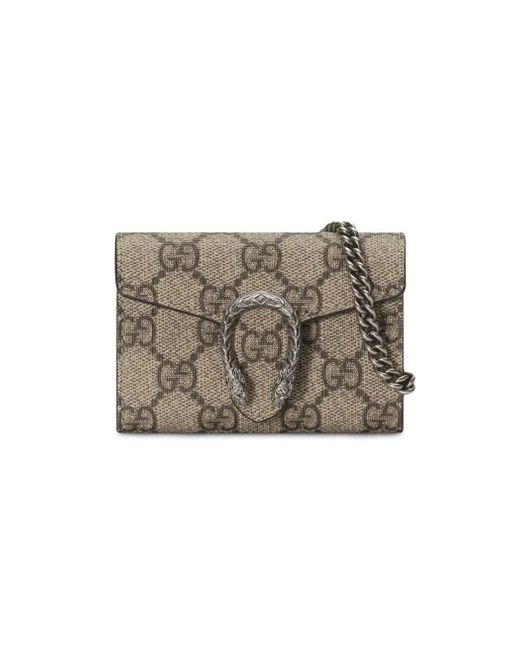 Gucci Dionysus Supreme Card Case | Lyst