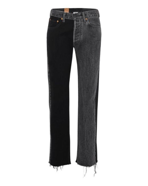Vetements Denim X Levi Two Tone Skinny 