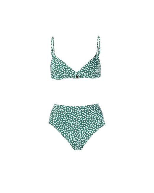 Matteau Synthetic Green Daisy Bikini Lyst