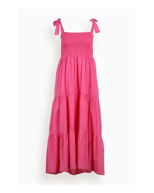 Xirena Cotton Lorraine Dress In Pink Lyst