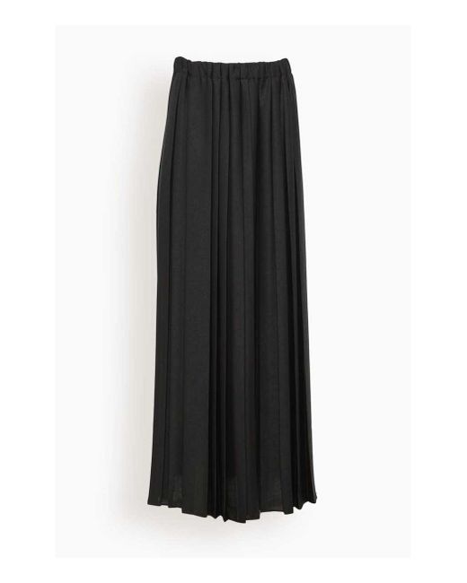 Tibi Synthetic Pleated Pull On Skirt In Black | Lyst