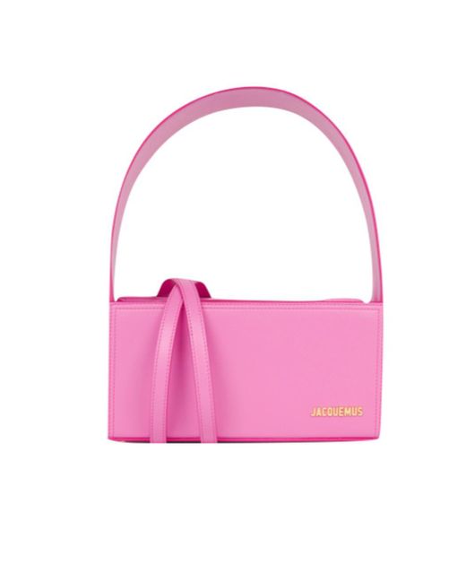 Jacquemus Le Rectangle Leather Handbag in Pink Lyst