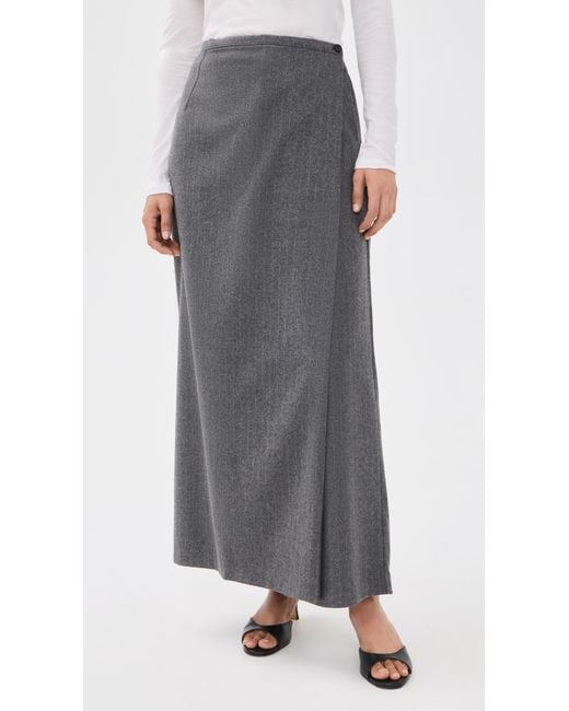 Source Unknown Gray Herman Wrap Trousers