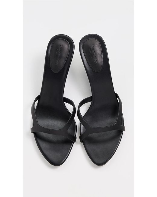 Tony Bianco Black Daisy Sandals