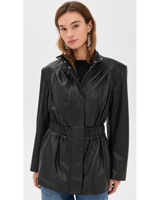 IRO Black Kingston Leather Jacket