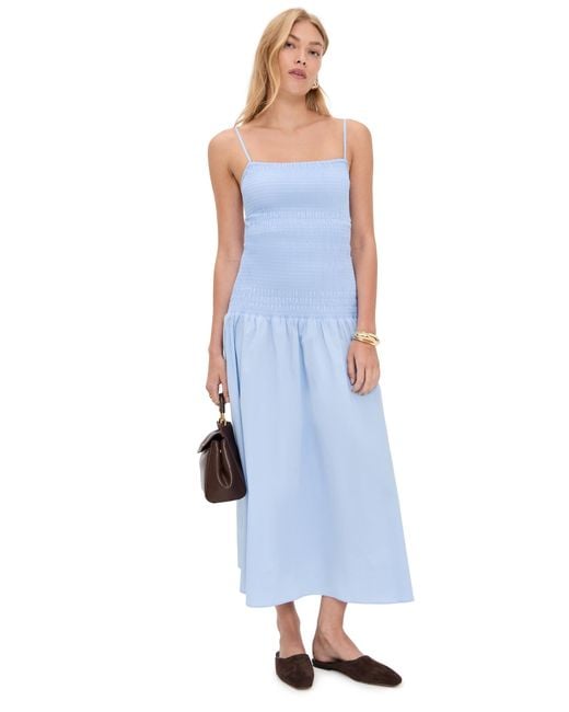Solid & Striped Blue The Vida Dress