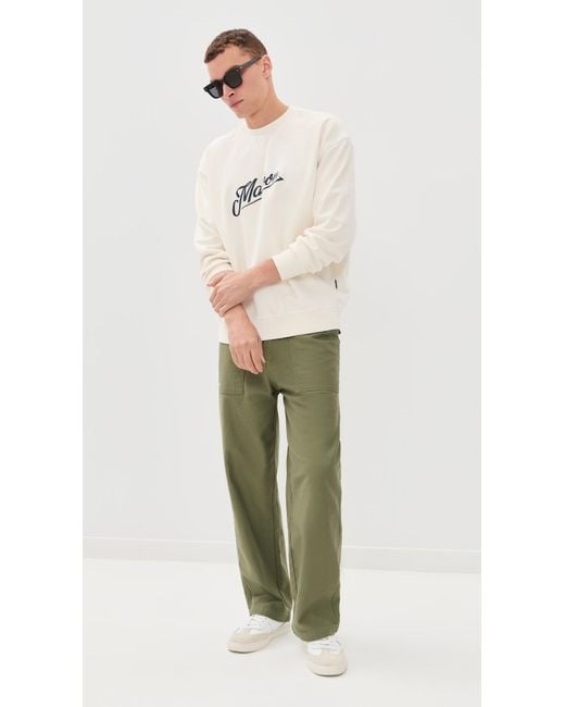 Malbon Golf Green Braxton Pants for men