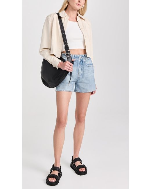 Rag & Bone Blue Miramar Walking Shorts
