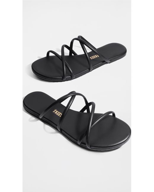 TKEES Sloan Slides in Black | Lyst